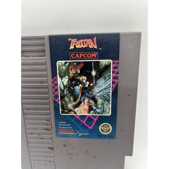 Trojan [5 Screw] (Nintendo NES, 1987) Cartridge Only - Tested - Picture 2 of 6